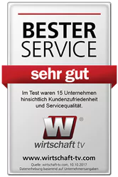 Bester Service Testsiegel Wirtschaft TV Bester Service Testsiegel Wirtschaft TV
